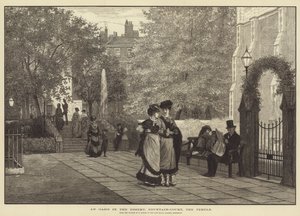 Een oase in de woestijn, Fountain-Court, de Tempel